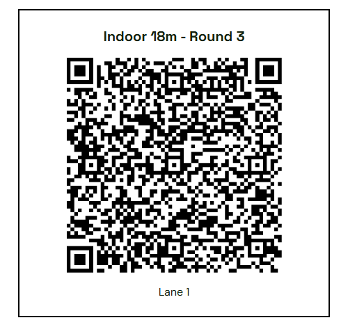 Printbare QR-code voor een baan